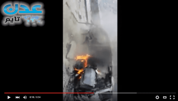 فيديو / سيارة مفخخة تودي بحياة محافظ عدن وخمسة من مرافقيه 