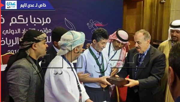 تكريم عربي ودولي للاعلامي الرياضي عيدروس عبدالرحمن 