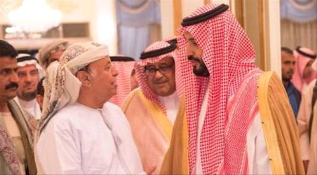 الرئيس هادي يهاتف محمد بن سلمان عقب طلب بن دغر تنحي حكومته
