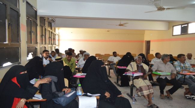 مؤسسة وجود تنظم ورشة عمل لمناصرة القضايا المجتمعية في الشيخ عثمان