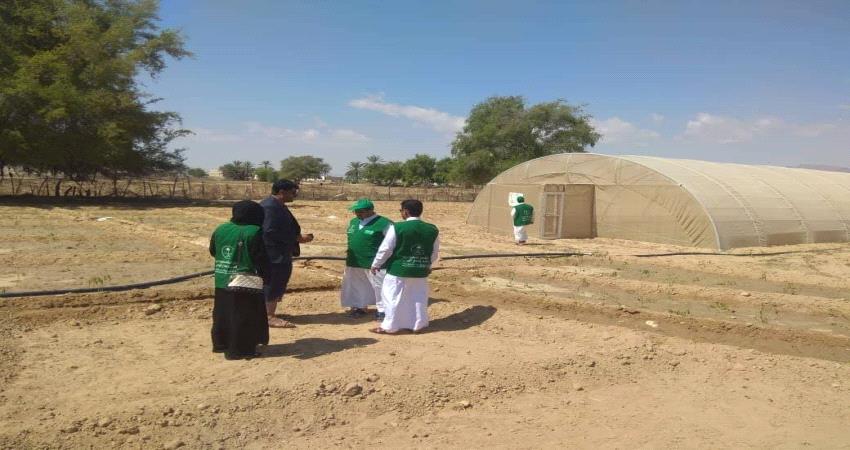 البرنامج السعودي يطلع على مشروع البيوت المحمية واحتياجات المزارعين في حصوين بالمهرة