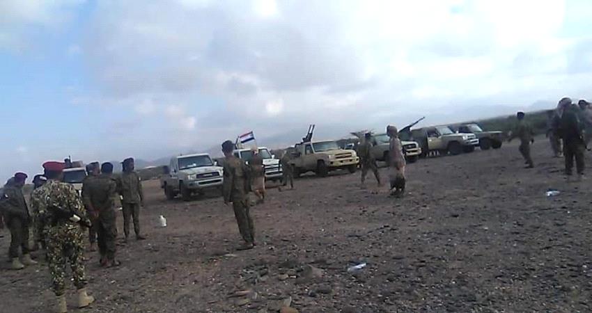 تعزيزات عسكرية تصل شمال لحج لمواجهة تحشيد مليشيات الإخوان