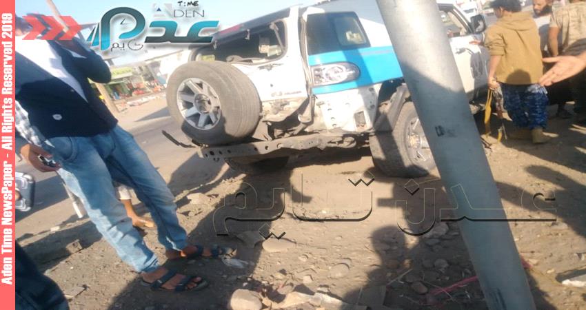 تفاصيل حادث انفجار عبوة ناسفة بدورية عسكرية شمالي عدن