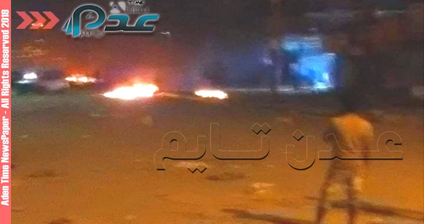 عاجل/ انفجار وقطع طرقات في الشيخ عثمان بعدن