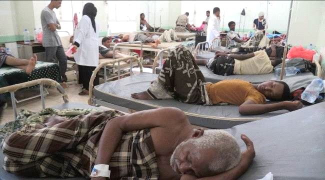 مستشفى بـ #لحج يستقبل 25 مصاباً بينهم حالتا وفاة بالكوليرا في 24 ساعة