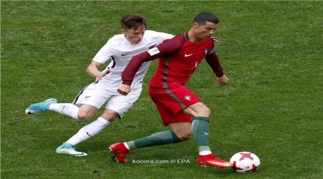 البرتغال تسحق نيوزيلندا برباعية وتصعد لنصف النهائي والمكسيك تطيح بروسيا من كأس القارات