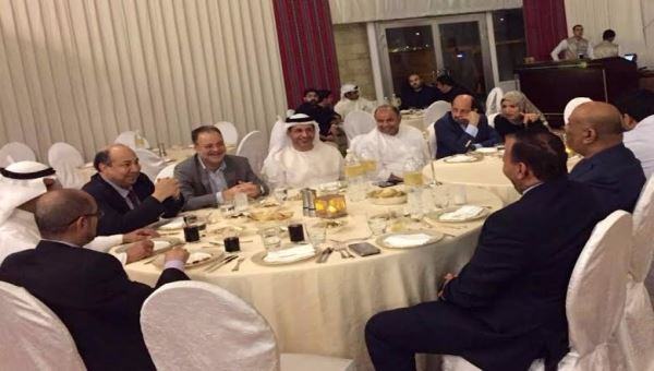 سفير الإمارات  لدى اليمن يقيم "غبقة " لوفد الحكومة اليمنية في الكويت