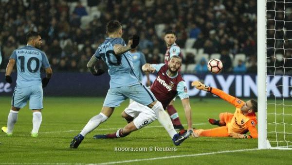 مانشستر سيتي يتلاعب بوست هام في كأس الاتحاد