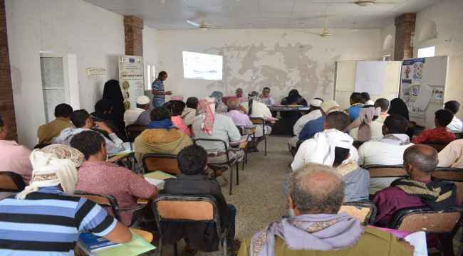 لحج: دورة تدريبية في مجال مكافحة الآفات الزراعية 