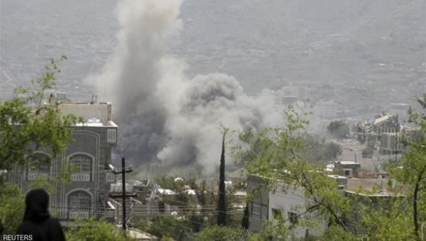 طائرات التحالف العربي تقصف مسقط رأس المخلوع صالح