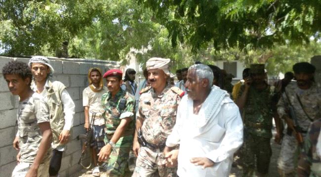 اللواء باعش يتفقد الجاهزية القتالية لقوات الأمن العام والخاصة في #أبين