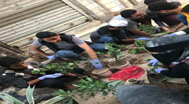 إطلاق حملة شبابية جمالية في عدن