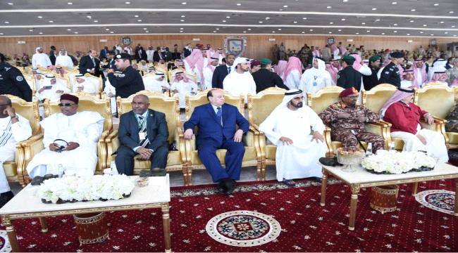 رئيس الجمهورية يحضر فعاليات ختام تمرين "درع الخليج المشترك 1" شرق #السعـودية