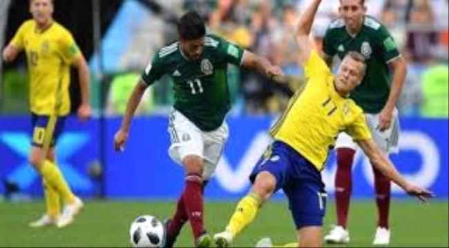 منتخب السويد يسحق منتخب المكسيك ويبلغا معاً ثاني أدوار كأس العالم 2018 ..