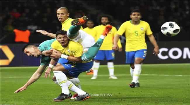 منتخب البرازيل يُعطل قطار ألمانيا بهدف خيسوس ..