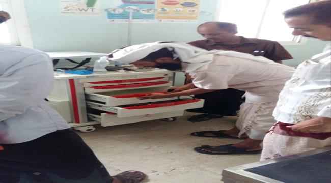 لحج. مدير مكتب الصحة بطورالباحة يزور عددا من الوحدات الصحية ومستشفى المديرية 