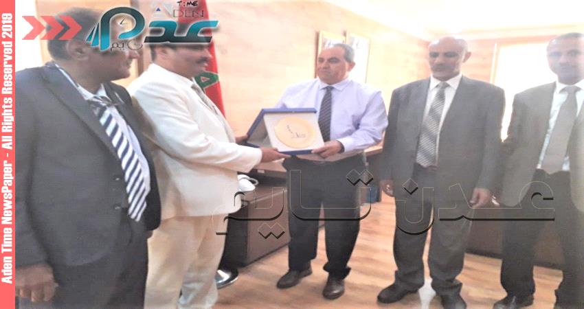 الجفري يبحث تعزيز مجالات التعاون مع جامعة ابن الطفيل المغربية 