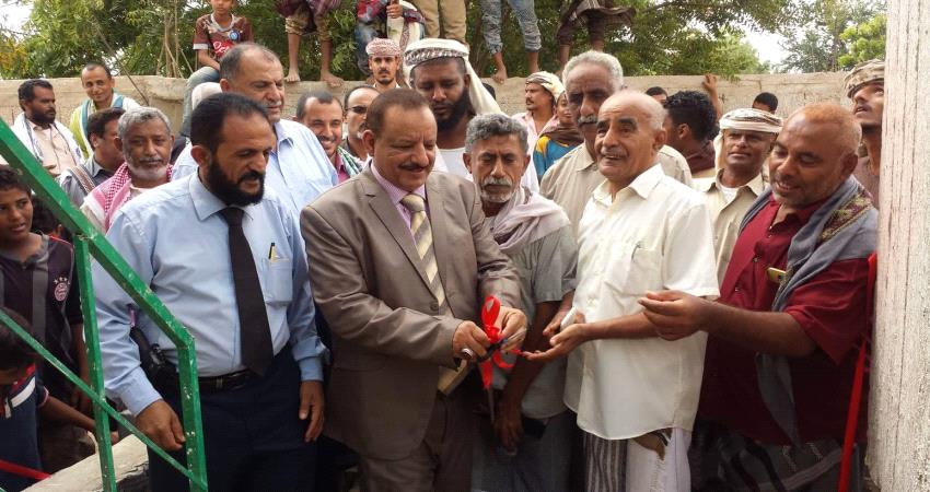 منطقة بلحج تشهد افتتاح أول مدرسة منذ الاستقلال على نفقة فاعل خير