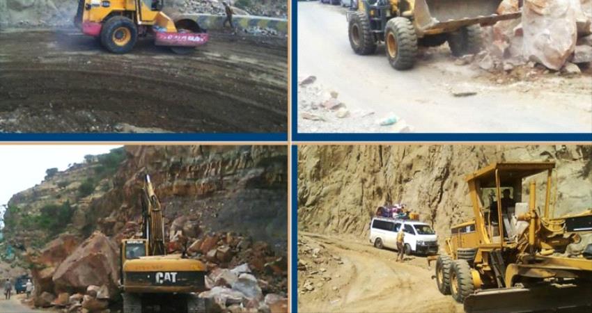 الشمسان: إنجاح أعمال الصيانة بطريق هيجة العبد في لحج بات أمراً ملحاً