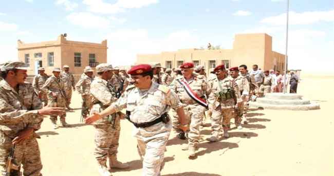 وادي حضرموت.. قيادة المنطقة العسكرية الأولى تتسلم رسميا معسكر الخالدية برماه