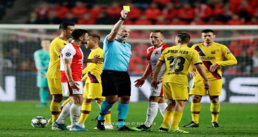 انتصار صعب لبرشلونة على سلافيا براج ..