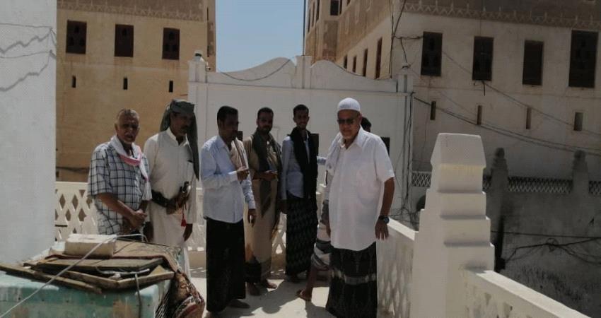 لجنة حصر اضرار الانفجار الارهابي بمدينة شبام تباشر عملها