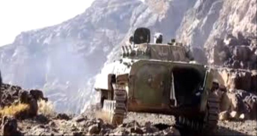 الوحدة الصاروخية تمنع المليشيات من استحداث مواقع جديدة في الضالع 