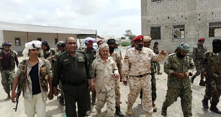 الانتقالي يتفقد جاهزية القوات الأمنية في ابين