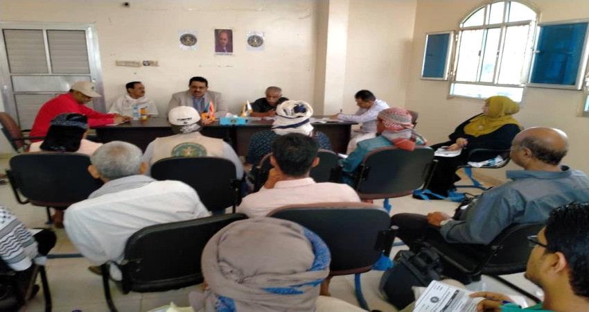 تنفيذية انتقالي لحج تقف أمام آخر تطورات الأوضاع السياسية والصحية في المحافظة