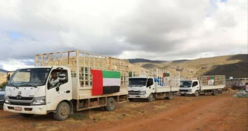 القوافل الرمضانية الاماراتية تصل للمحتاجين بسقطرى