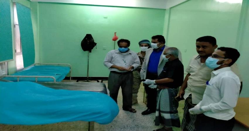 لحج.. الشعيبي يتفقد المحجر الصحي بمستشفى ابن خلدون 