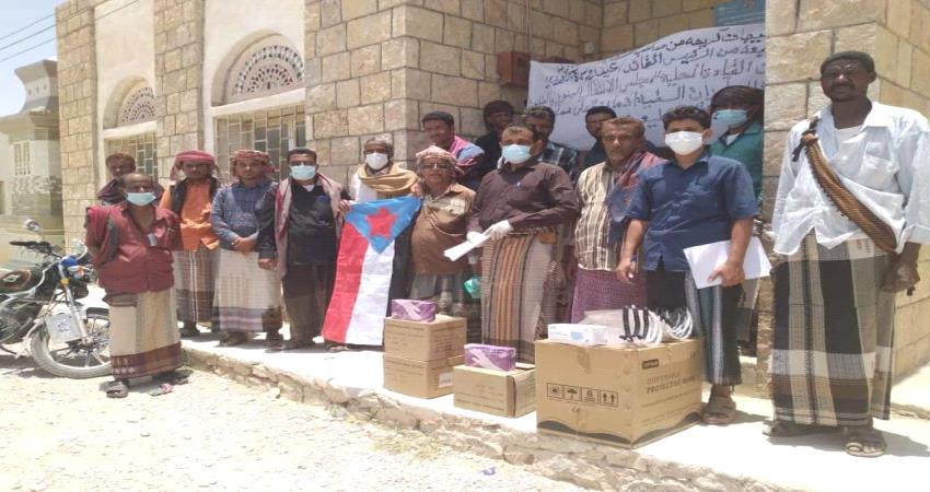 توزيع دعم طبي إماراتي في حضرموت