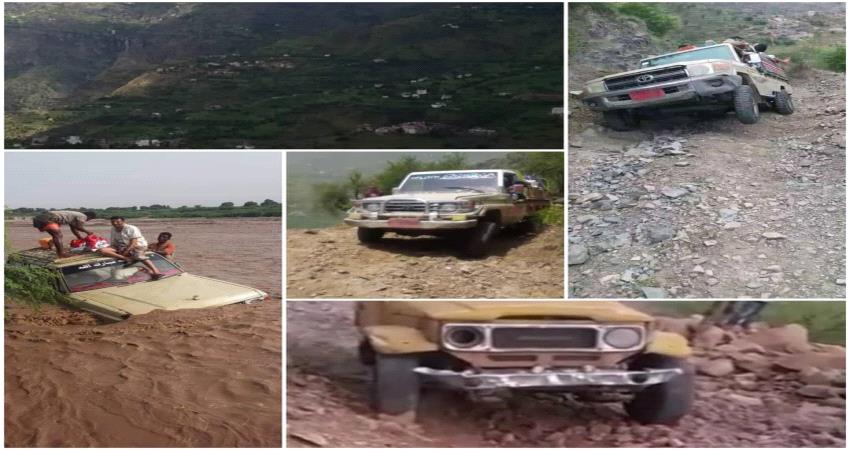 ذمار.. أهالي السُّمل بعتمة يشقون طريق ويناشدون مساعدتهم