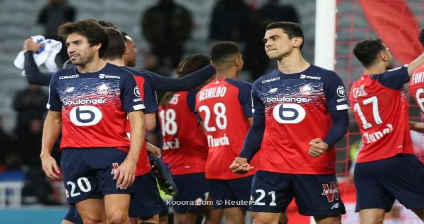 (الدوري الفرنسي) ليل يتعادل مع رين في مباراة الكروت الحمراء