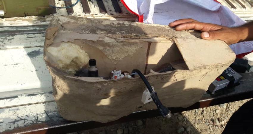 ضبط خلية ارهابية حوثية بحوزتها متفجرات شمالي لحج..صور