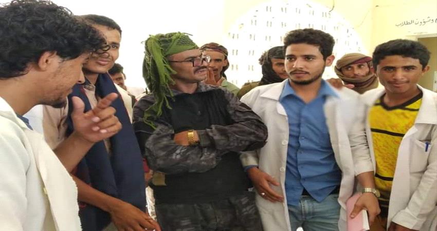 أبين.. السيد يدعو الى زيادة مقاعد القبول لابناء الريف واعتماد تغذيتهم في معهد العلوم الصحية