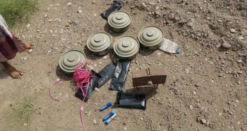 لحج.. إصابة امرأة بانفجار لغم حوثي في كرش 
