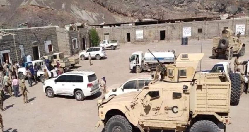 انسحاب لواء وكتائب الانتقالي من ابين 