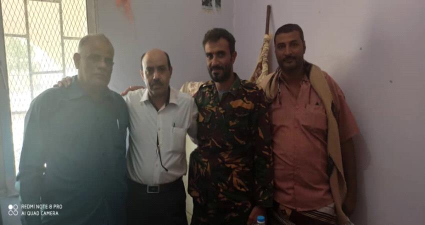 رئيس نيابة الاستئناف بلحج ينهي خلاف بين وكيل نيابة السجن ومدير السجن المركزي