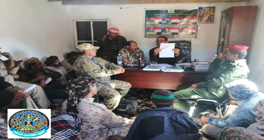 المفتش العام للقوات المسلحة الجنوبية يطلع على مقر ومواقع اللواء الخامس صاعقة