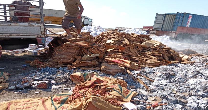 بعد معاينة وفحص مخبري .. إتلاف كميات هائلة من العصائر والتبغ 