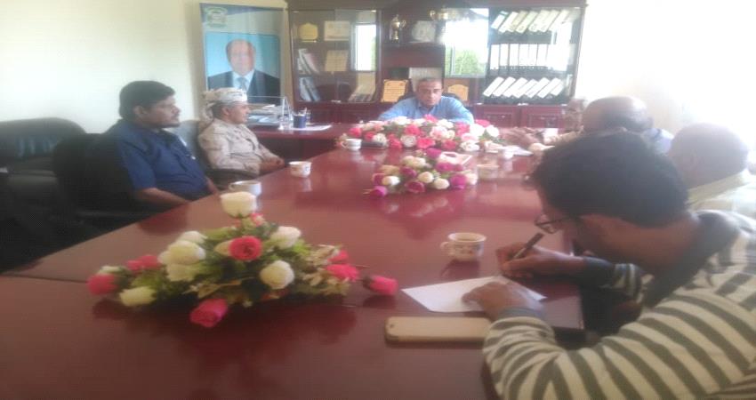 رئيس انتقالي أبين يلتقي الميسري ويناقش تسهيل عمل منسقية الجامعة