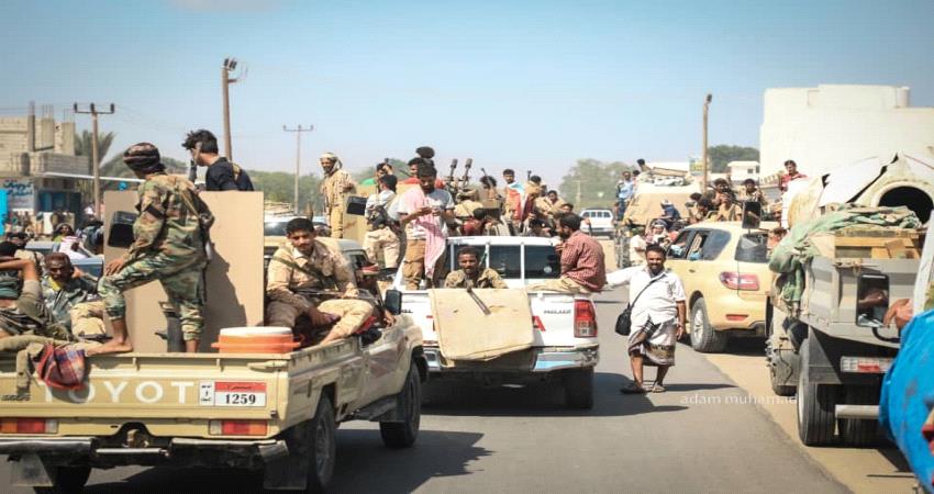 قائد العمالقة يشدد على إنجاح إتفاق الرياض في أبين