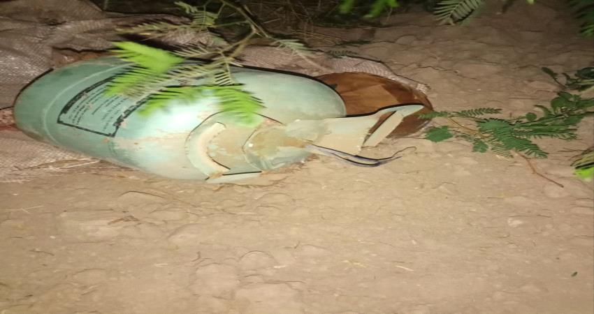  إبطال عبوة ناسفة زرعت بخط عام بلحج 