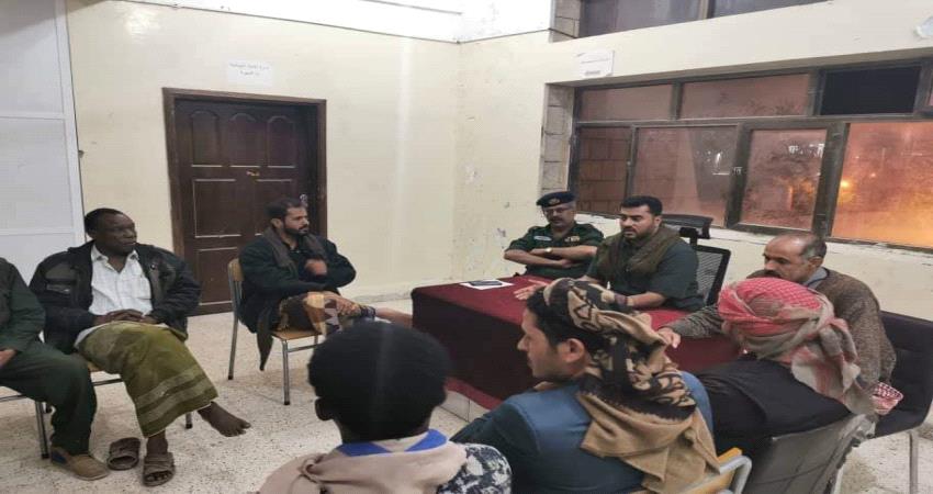 مخرجات إجتماع مع الأجهزة الأمنية بمحافظة المهرة