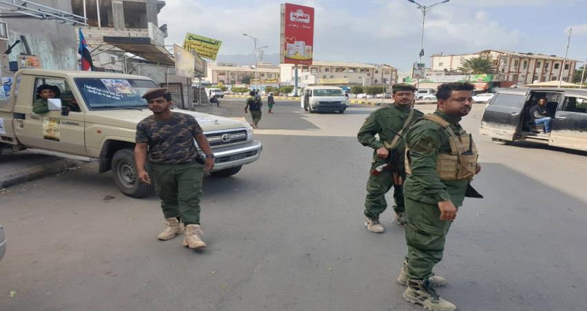 انتشار أمني غير مسبوق عدن .. واستقبال شعبي للواء شلال شائع