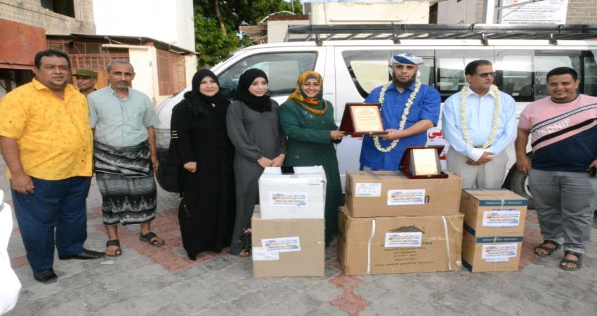 مغتربو الضالع يدعمون مستشفى الشعب في عدن