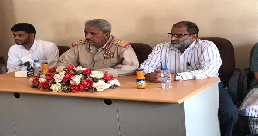 الجهاز المركزي للرقابة والمحاسبة بلحج يستعرض جملة من الانشطة في لقاء مع محافظ المحافطة