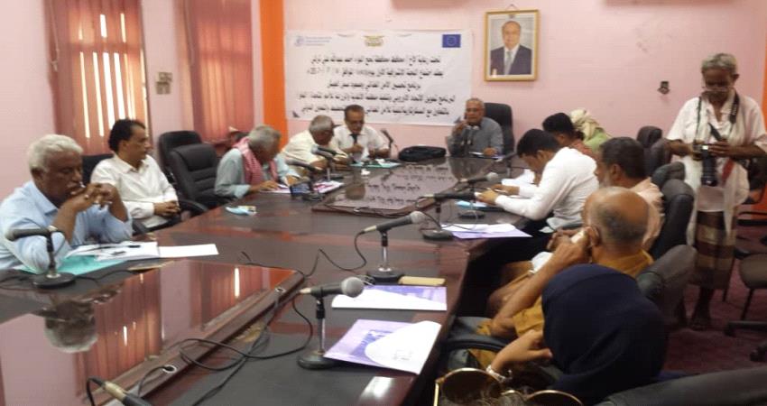 لحج..لجنة برنامج تحسين الأمن الغذائي وصمود سبل العيش تقف أمام التحديات والصعوبات