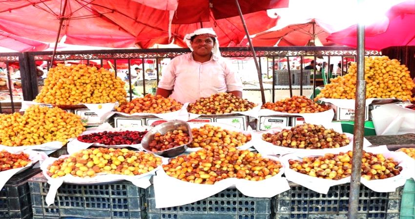 تعرف على الرطب/ البلح في سوق سيئون بأصناف ومسميات مختلفة